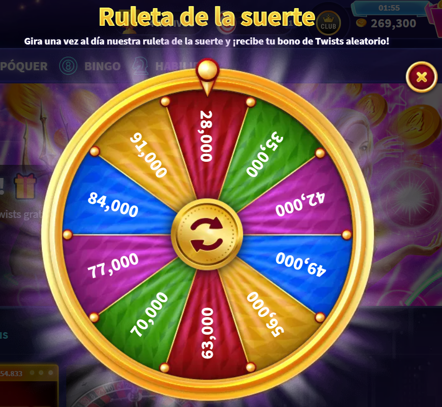 Game Twist Casino Ruleta de la Suerte