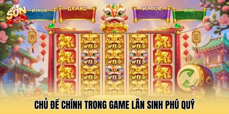 Chủ đề chính trong game lân sinh phú quý