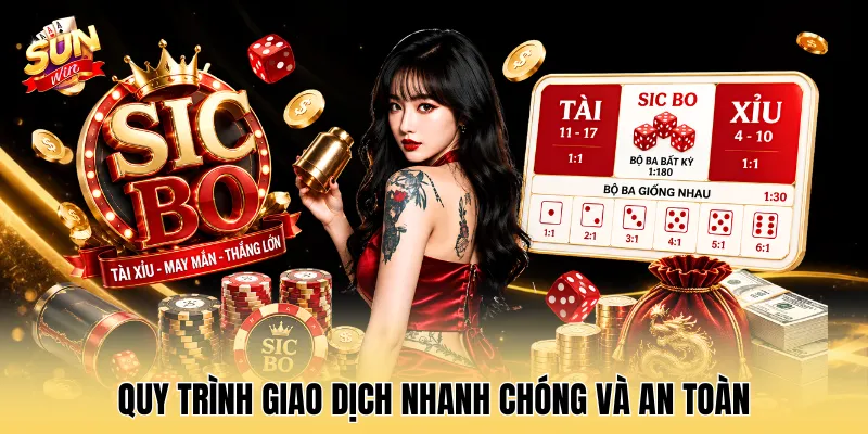 Quy trình giao dịch nhanh chóng và an toàn