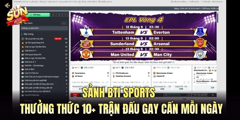 Sảnh BTI SPORTS